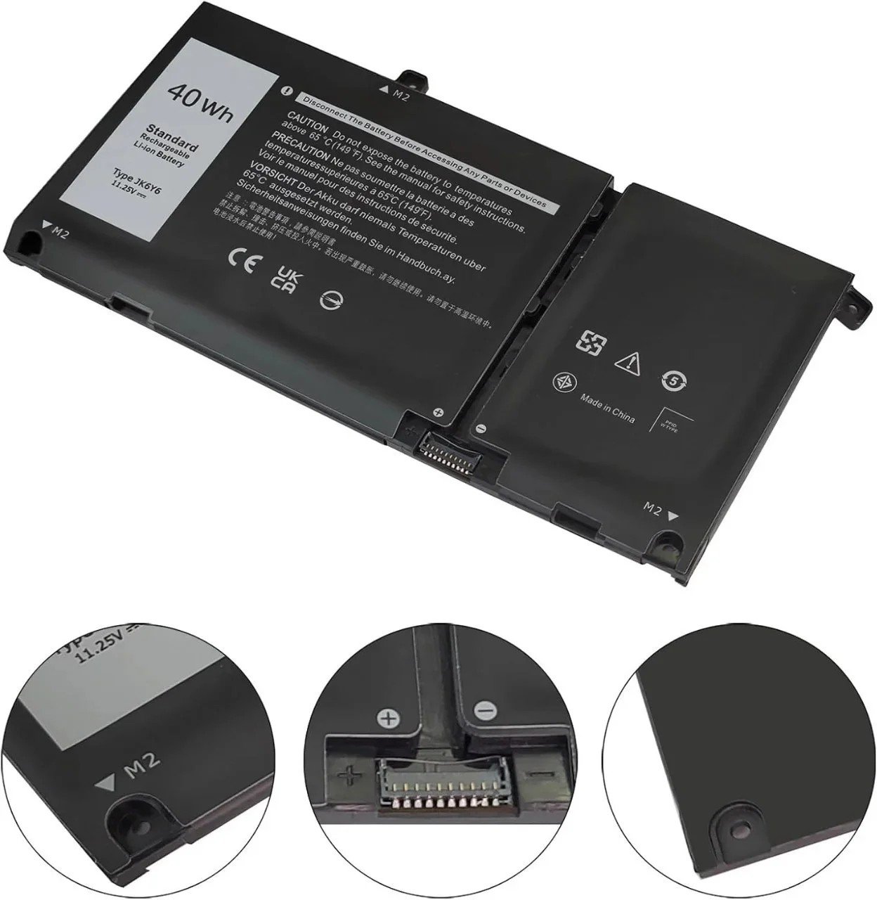 BATTERIE Dell JK6Y6, NYFJH, 0WMRC, 00WMRC, GW0K9